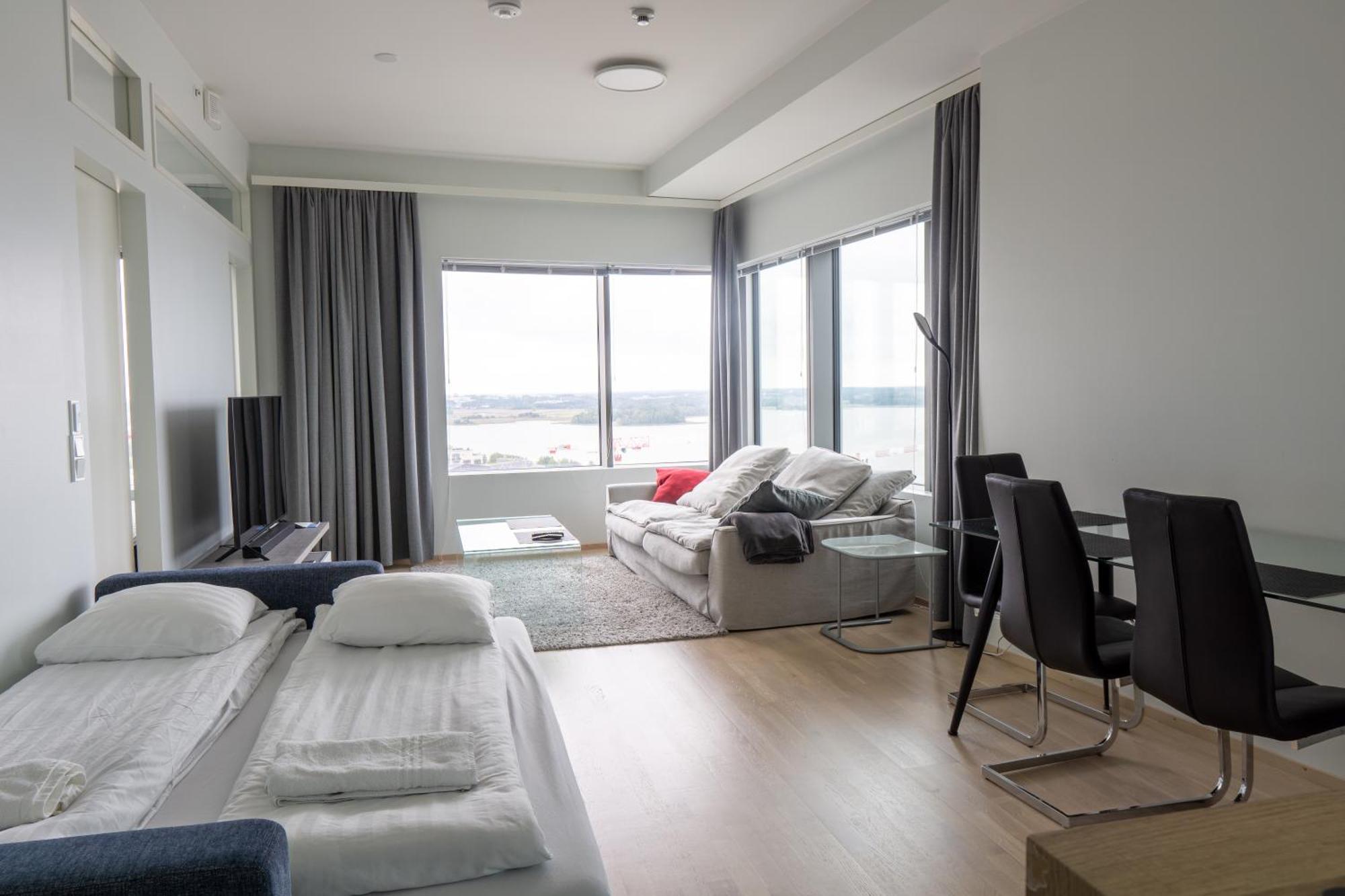 18Th Floor Helsinki High Point 1 Bdr Apartment With City View - Free Garage Parking Exterior photo